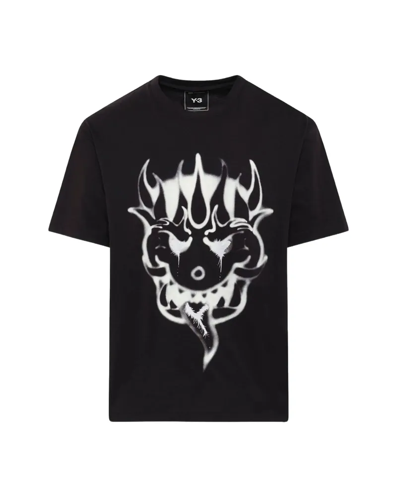 Y-3 Chito Graphic Short Sleeve T-shirt Black
