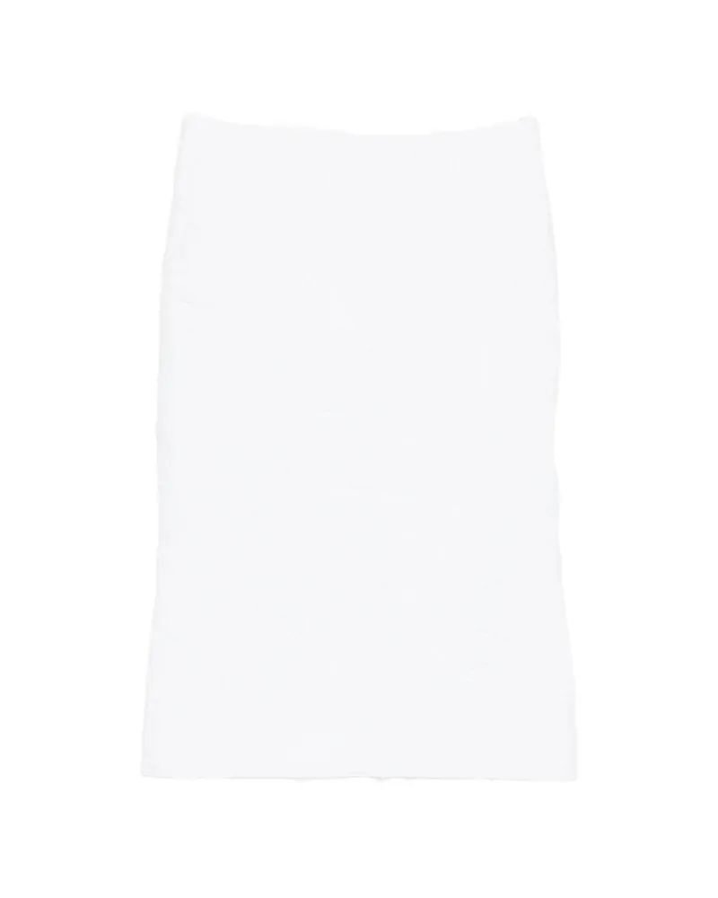 SHUSHU/TONG Crinkled-effect Skirt White