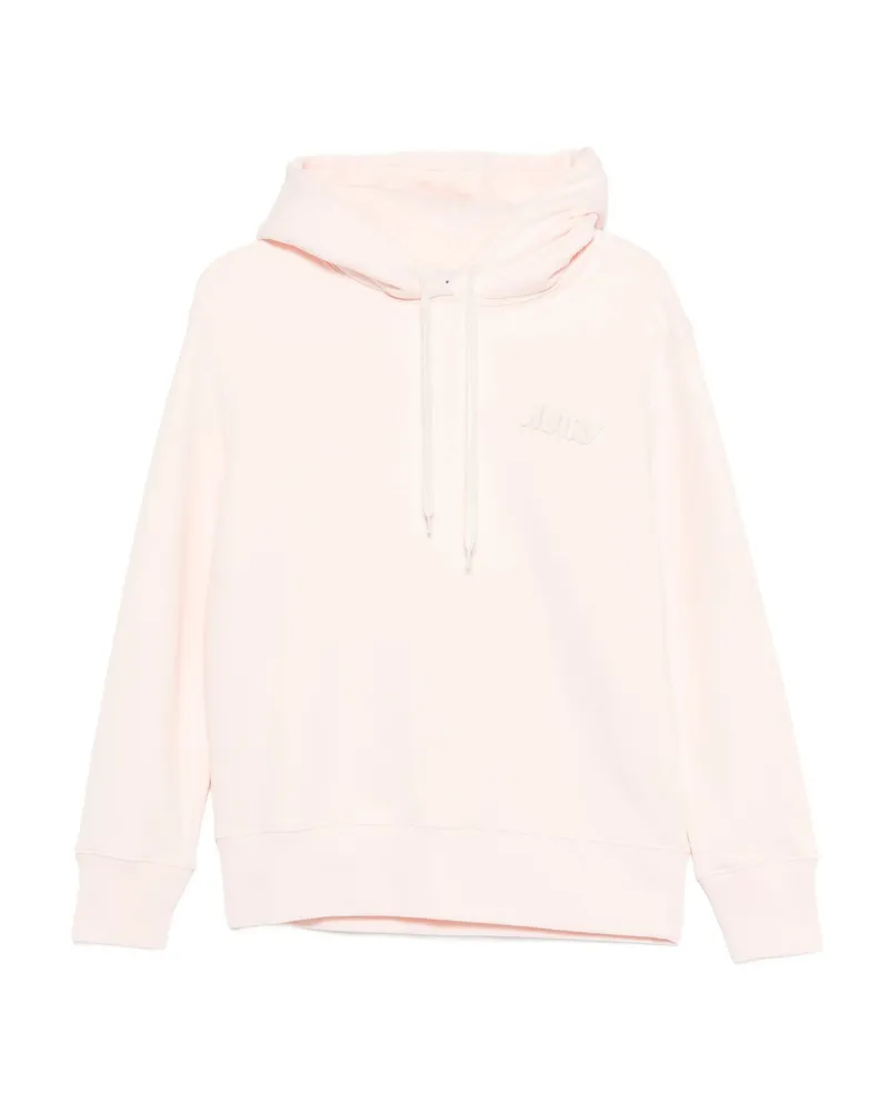 AUTRY Logo-embroidered Hoodie Pink