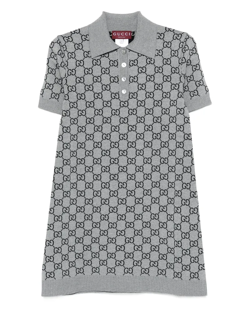Gucci GG-pattern Mini Dress Grey