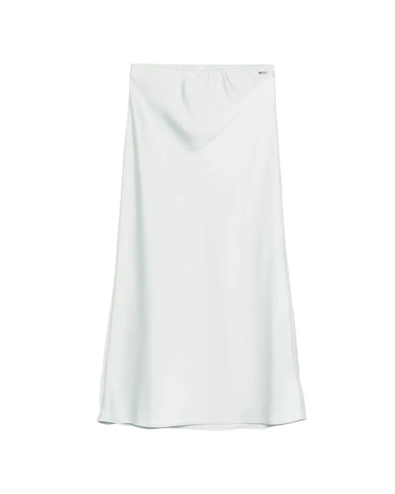Calvin Klein Plain Midi Skirt Green