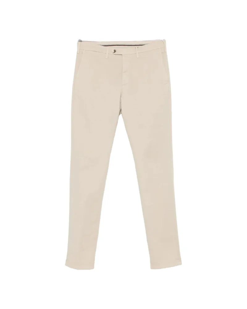 Canali Straight-leg Chino Trousers Neutrals