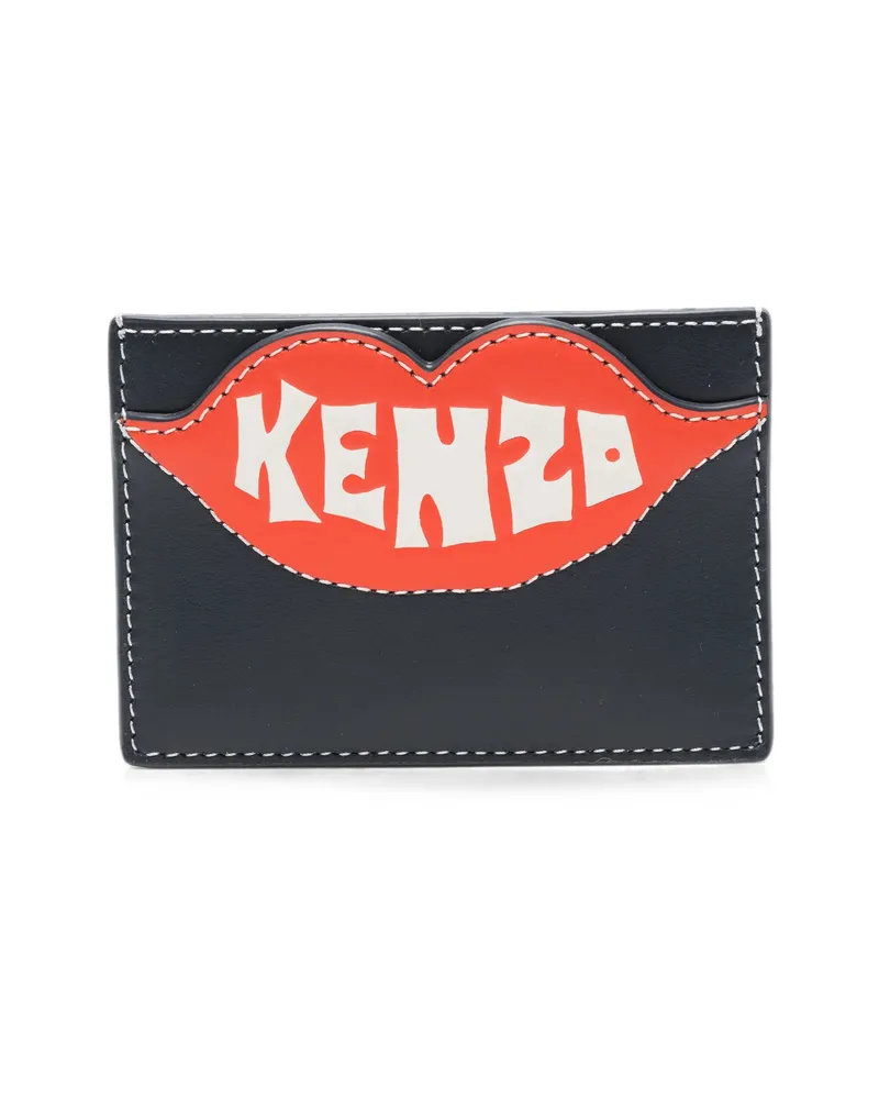 Kenzo Graphic-print Card Holder Black