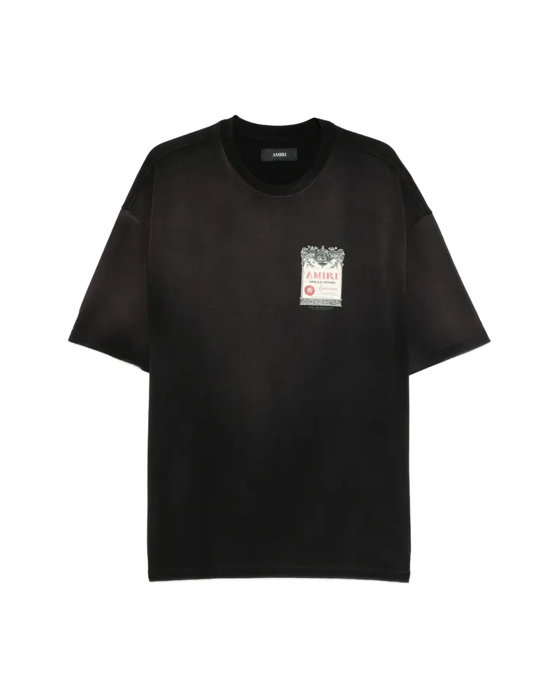 Amiri Logo-print T-shirt Black