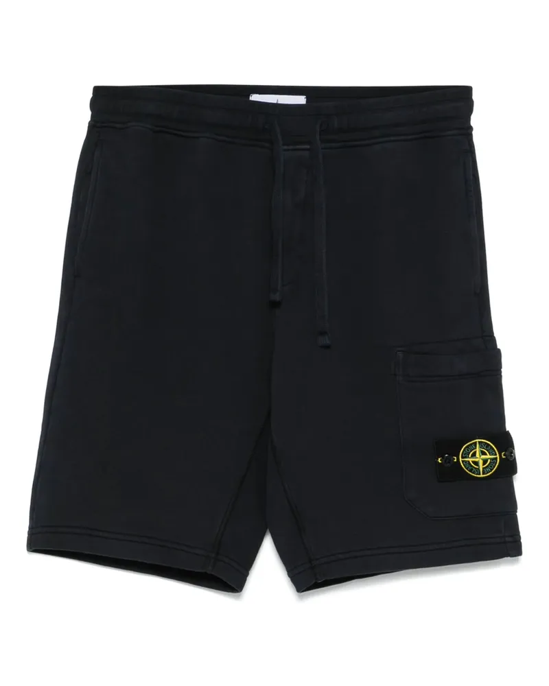Stone Island Compass-badge Track Shorts Blue