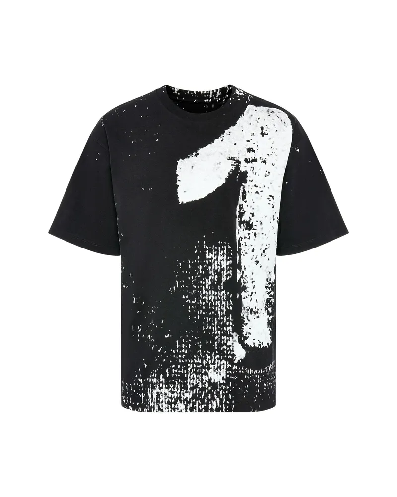 Maison Margiela Numbers Graphic-print T-shirt Black
