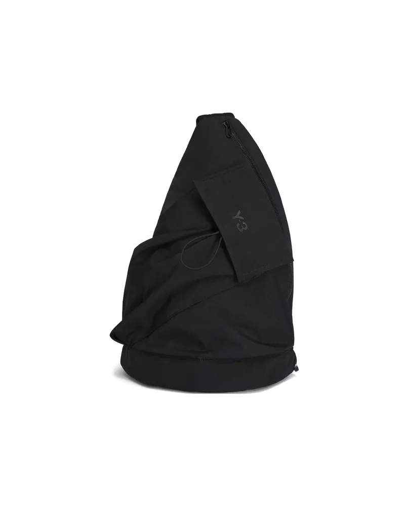 Y-3 Zip-fastening Shoulder Bag Black
