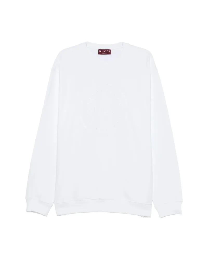 Gucci Logo-embroidered Sweatshirt White