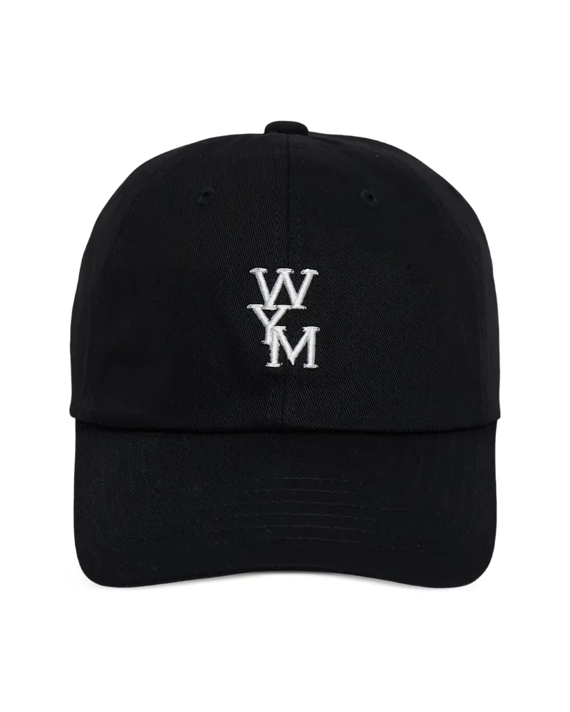 Wooyoungmi Logo Baseball Cap Black