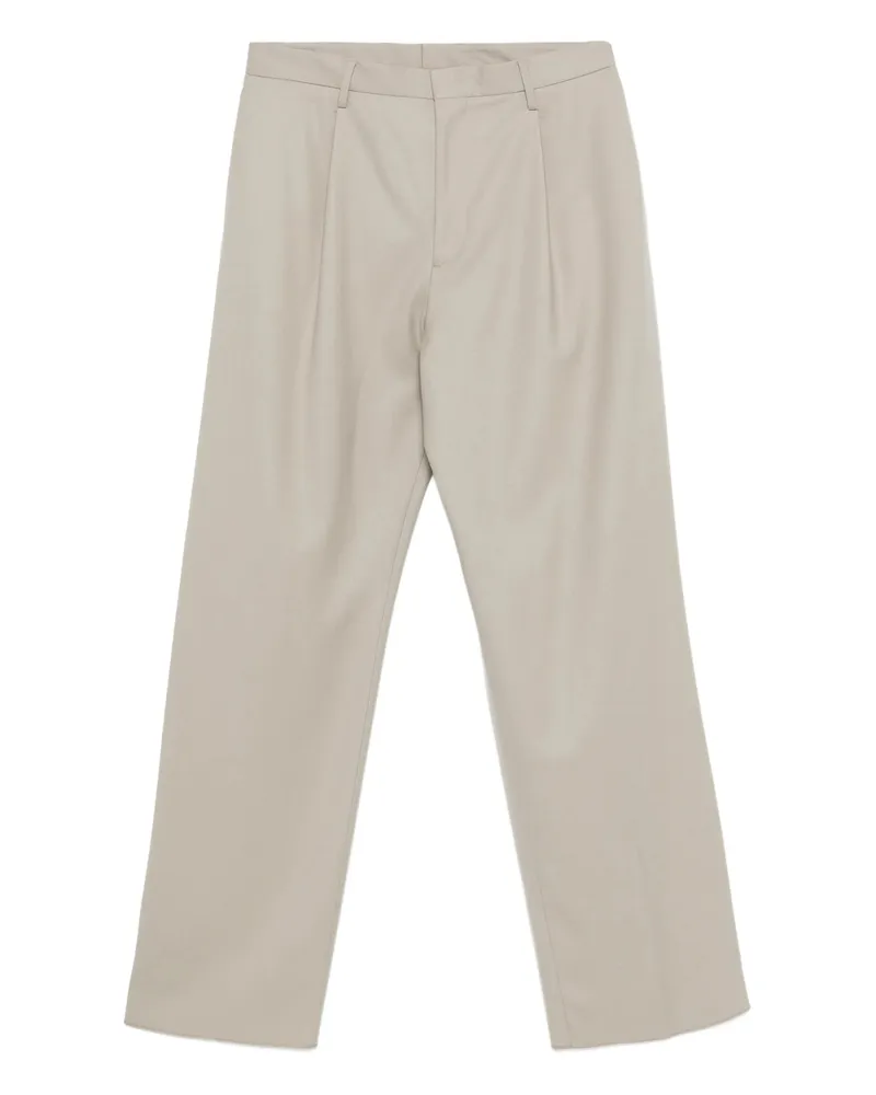 LARDINI Pleated-front Trousers Neutrals
