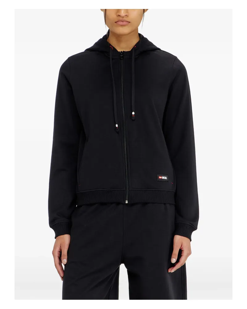 Diesel Harriet D-Core Zip-up Hoodie Black