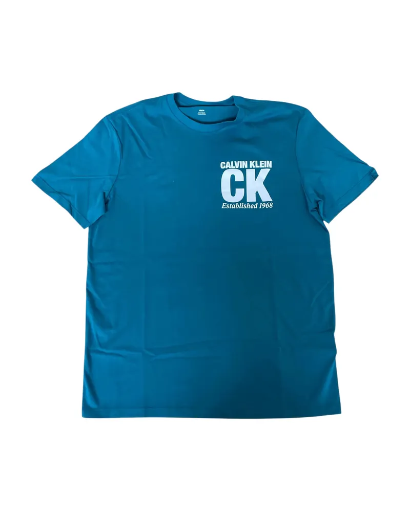 Calvin Klein Logo-print T-shirt Blue
