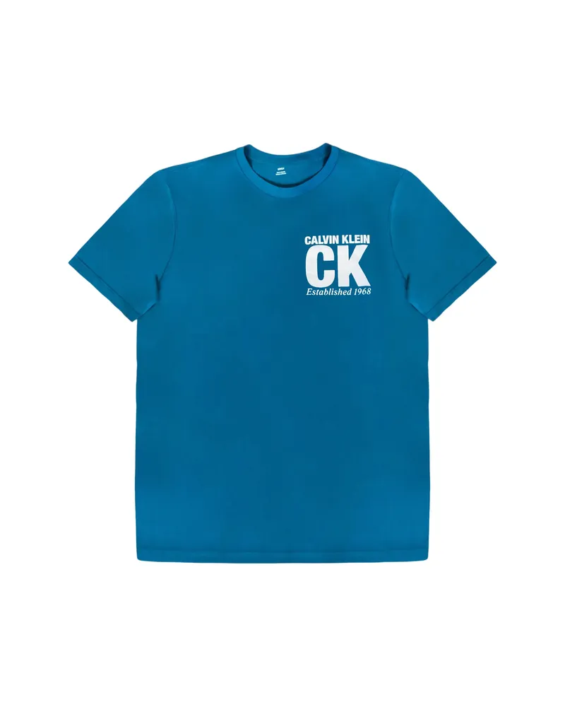 Calvin Klein Logo-print T-shirt Blue