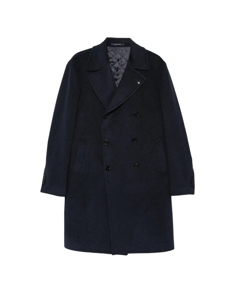 Tagliatore Double-breasted Coat Blue