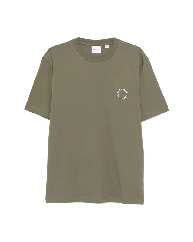 Daily Paper Logo-detail T-shirt Green