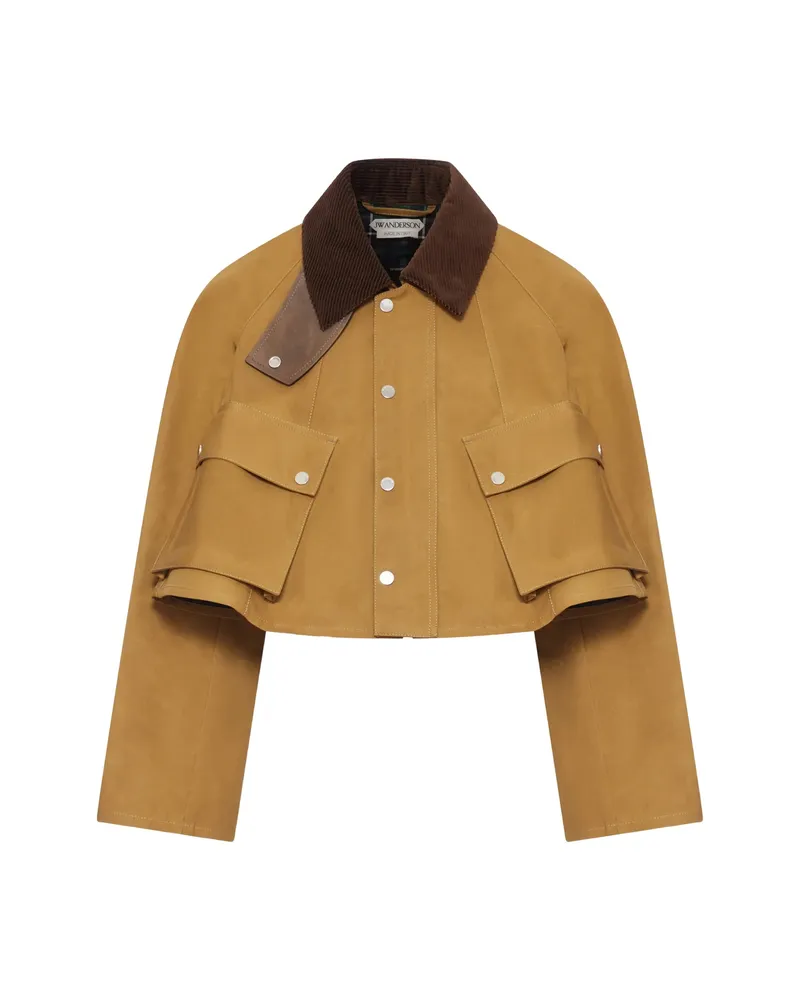 J.W.Anderson Contrast Collar Barn Jacket Neutrals