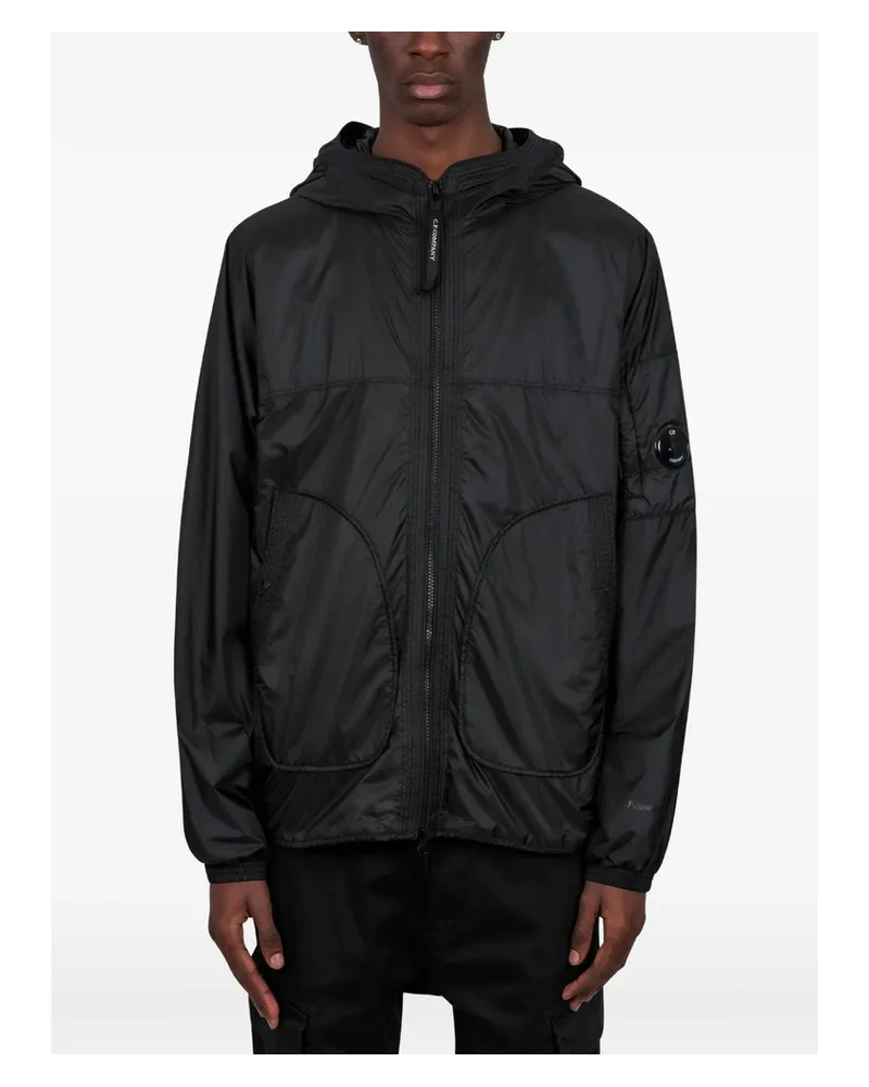 C.P. Company C. p. Company Zip-up Hooded Jacket Black
