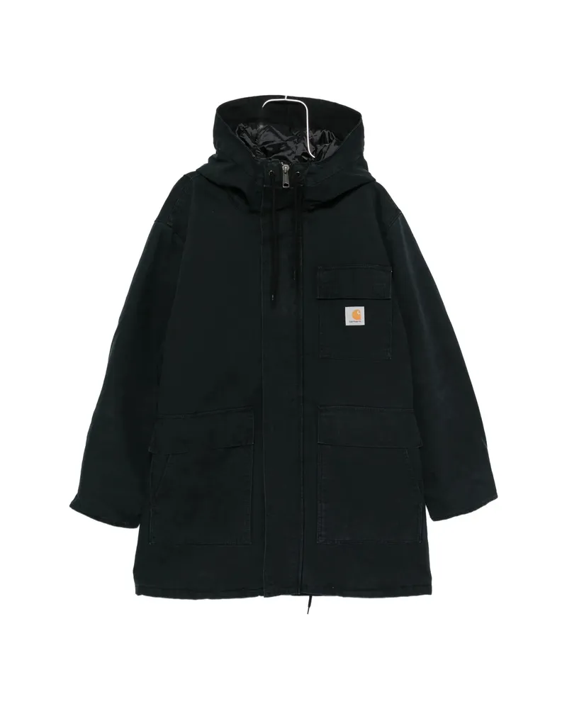 Carhartt WIP Boreal Hooded Logo-patch Jacket Black
