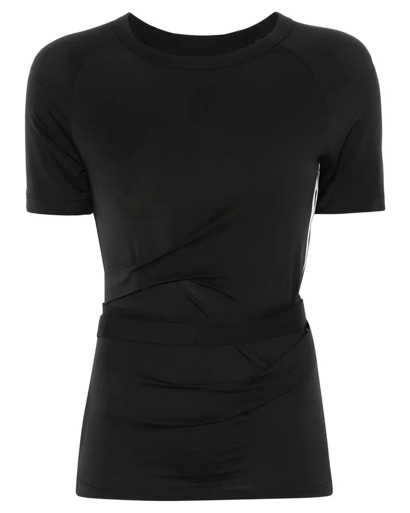 Y-3 3 Stripes-logo T-shirt Black