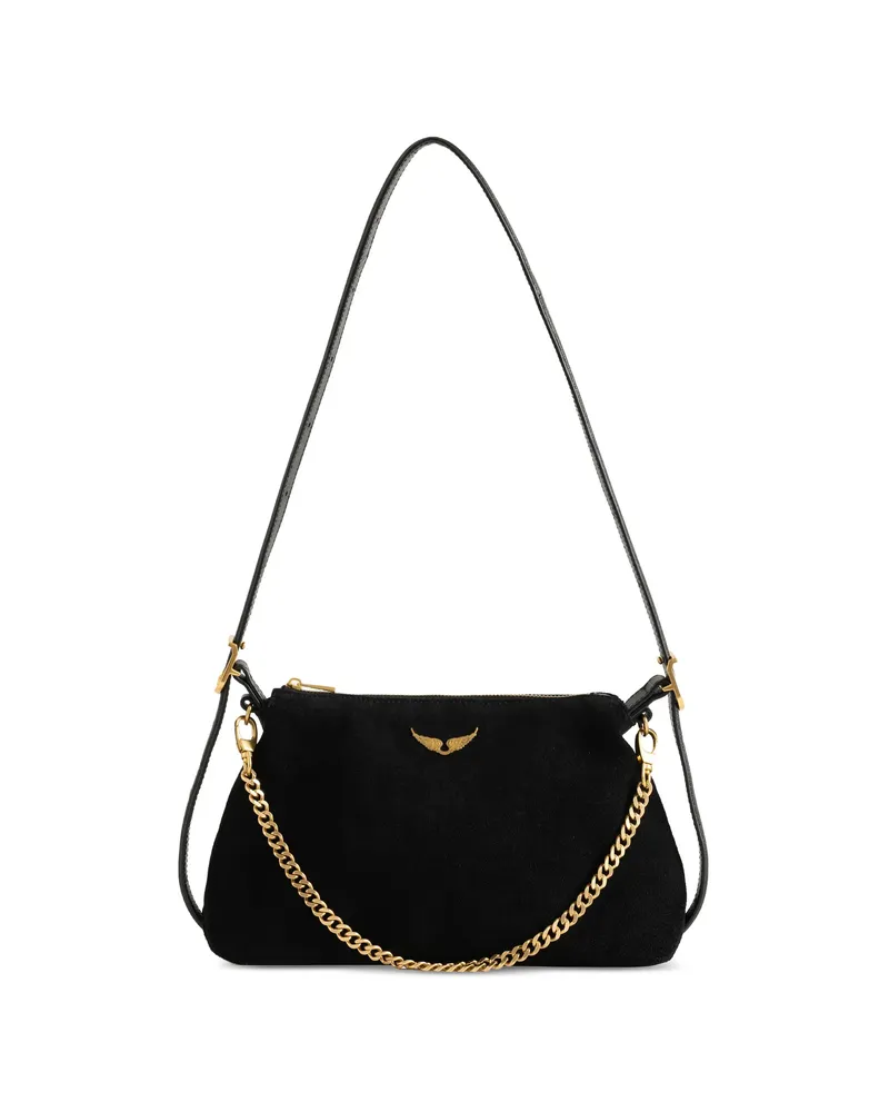 Zadig & Voltaire Jim Mini Suede Bag Black