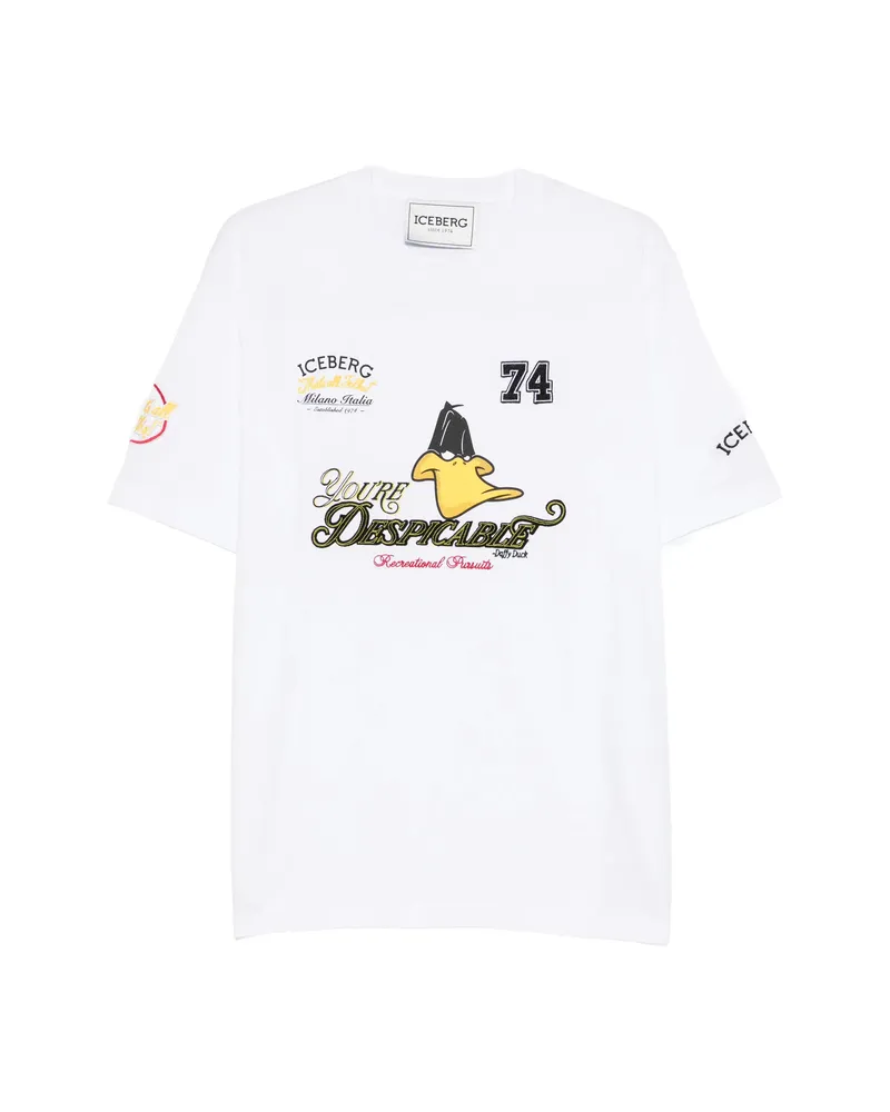 Iceberg Cartoon-print T-shirt White