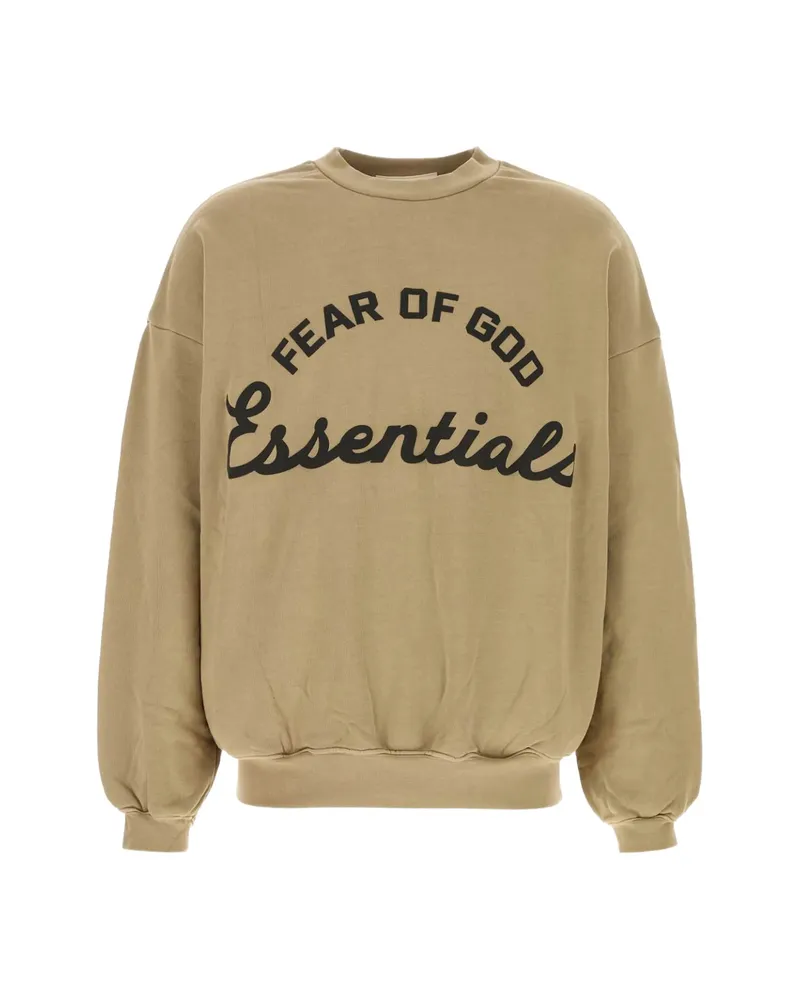 Fear of God Logo-print Oversized Sweater Neutrals