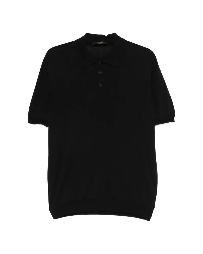 Zanone Short-sleeve Polo Shirt Black