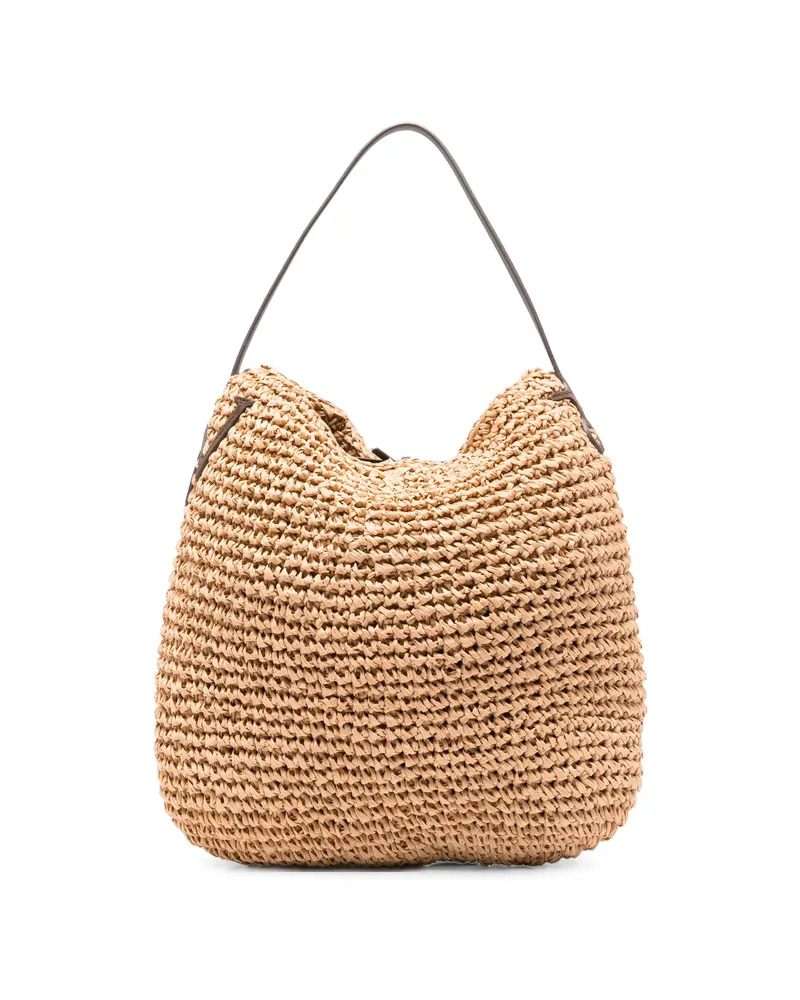 J.W.Anderson Large Bulg Woven Tote Bag Neutrals