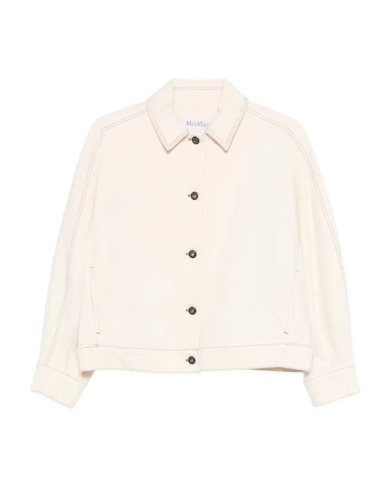 Max Mara Nettare Denim Jacket Neutrals