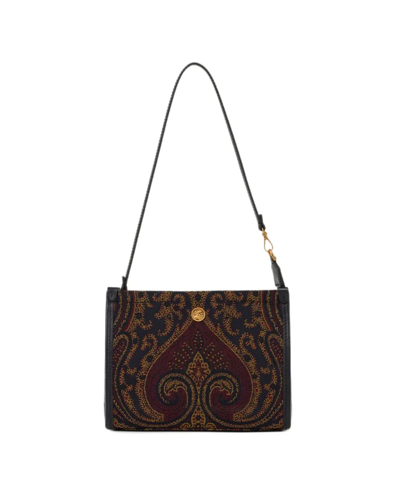Etro Paisley Jacquard Pouch Blue