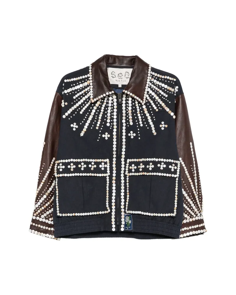 Sea Zip-up Jacket Blue
