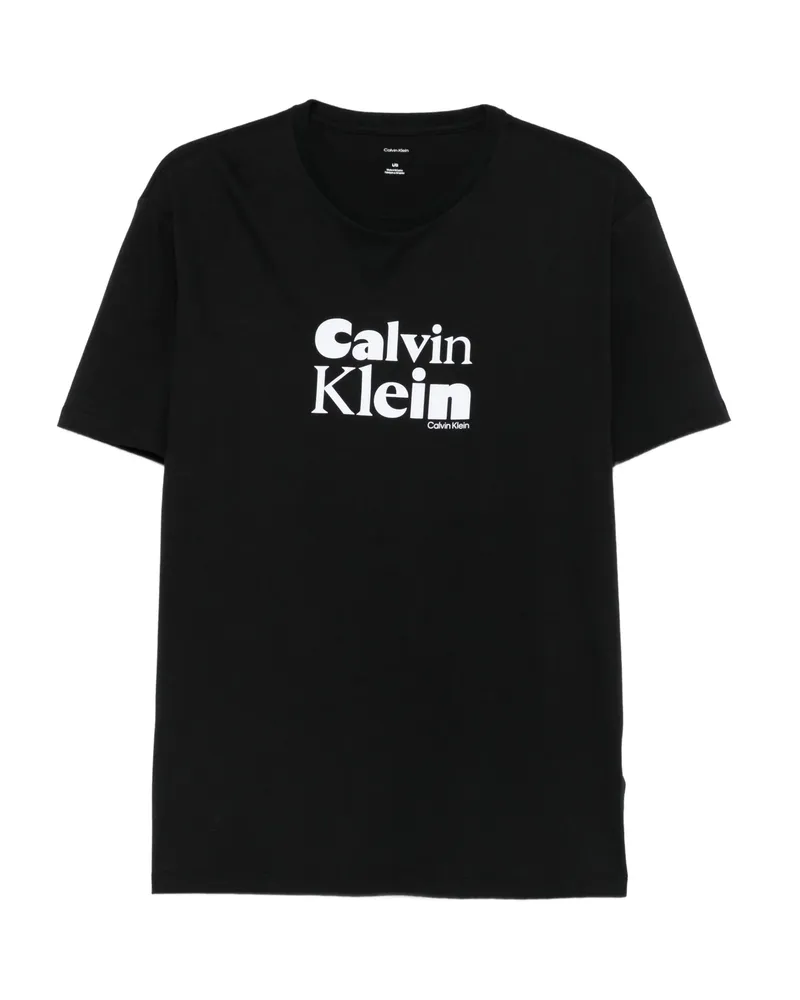 Calvin Klein Logo-print T-shirt Black