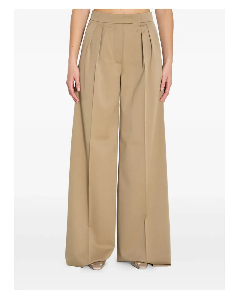 Max Mara Quorum Pleated Trousers Neutrals