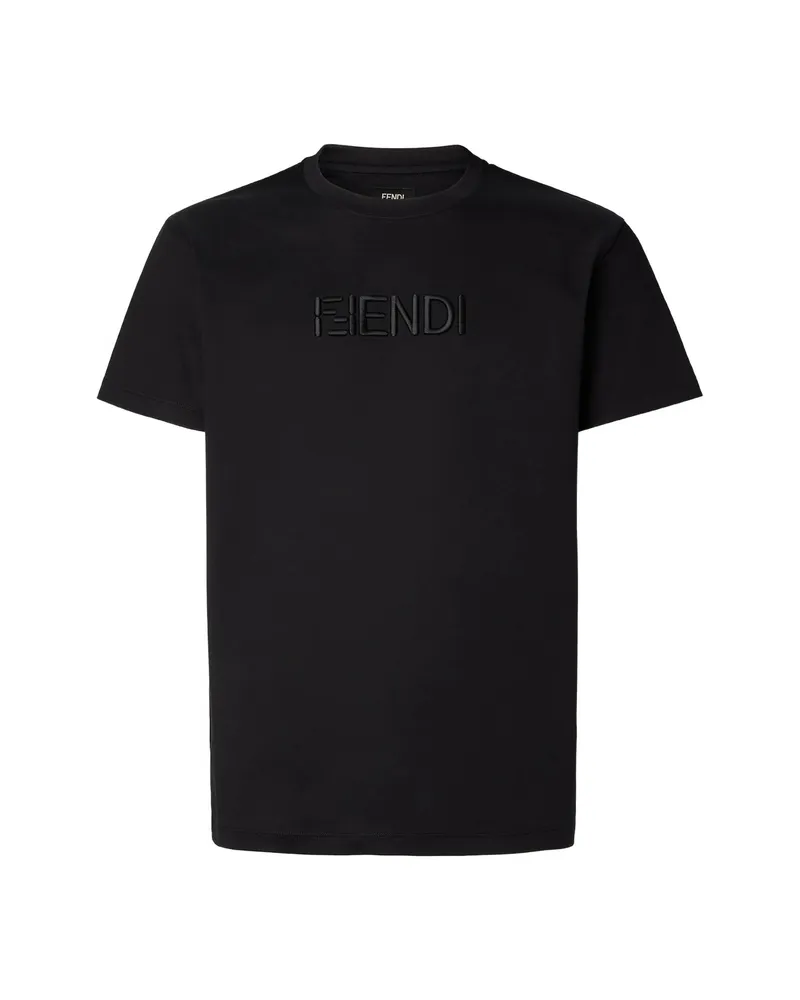 Fendi Fendi T-shirts And Polos Black Black