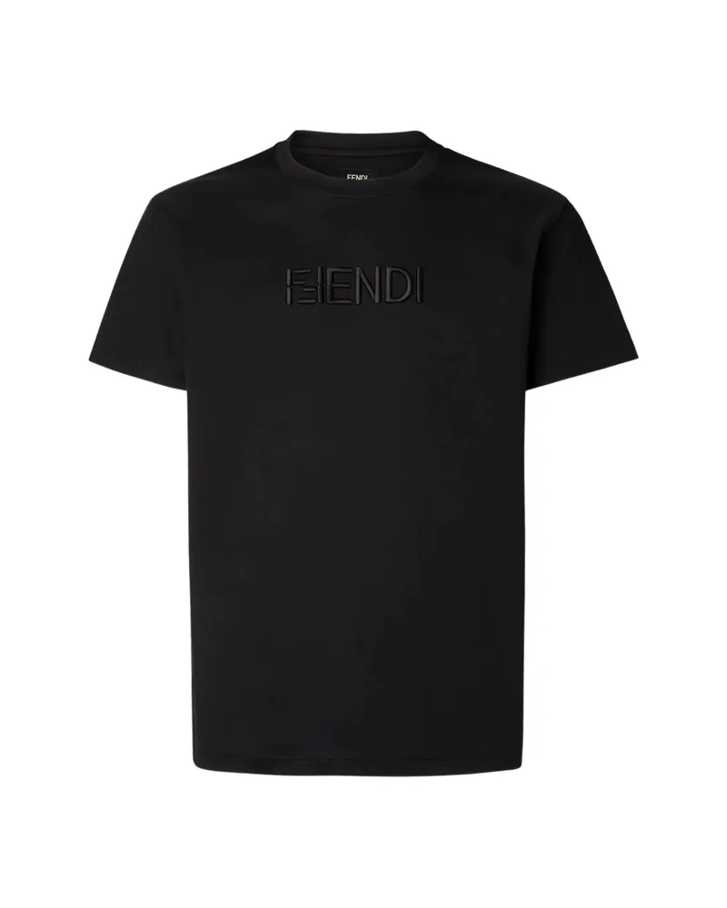 Fendi Logo T-shirt Black