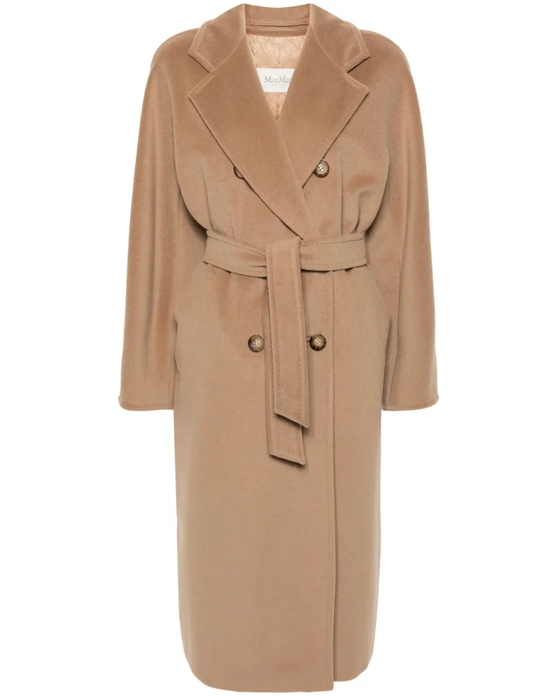 Max Mara Madame Belted Coat Neutrals