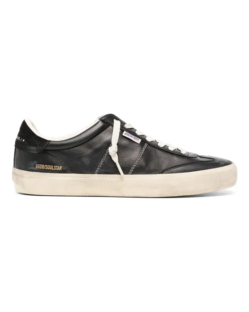 Golden Goose Soul Star Trainers In Black Bio-based Nappa Black