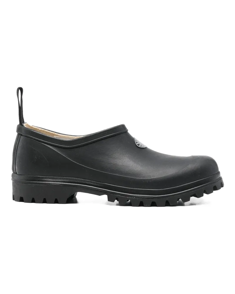 Superga Logo-appliqué Loafers Black