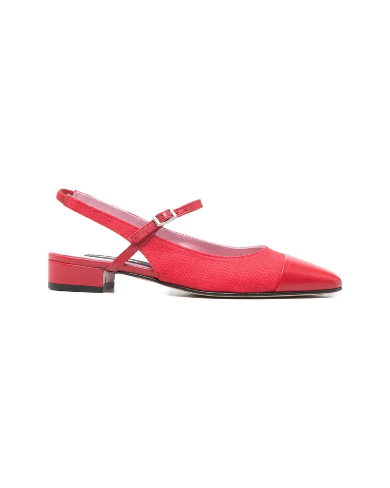 Carel Oceano Cap-toe Flat Pumps Red