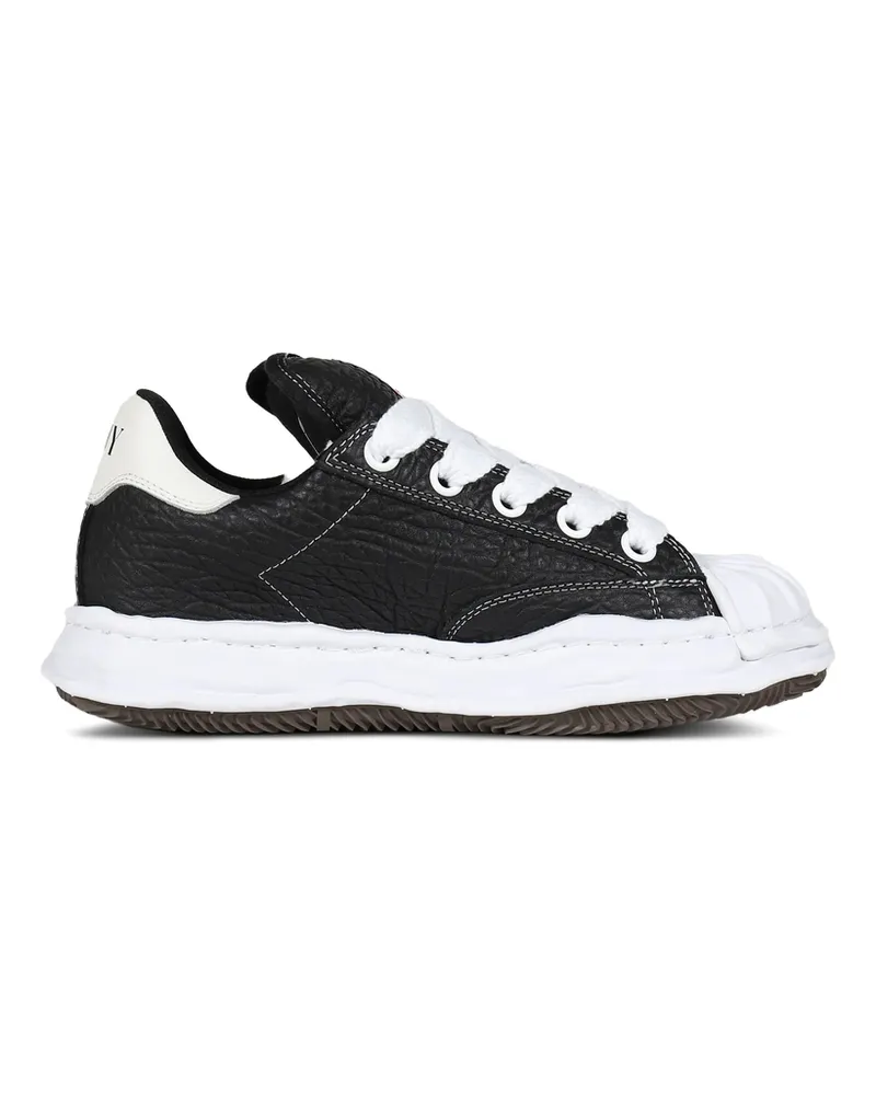MIHARAYASUHIRO Blakey Leather Lace-up Sneakers Black