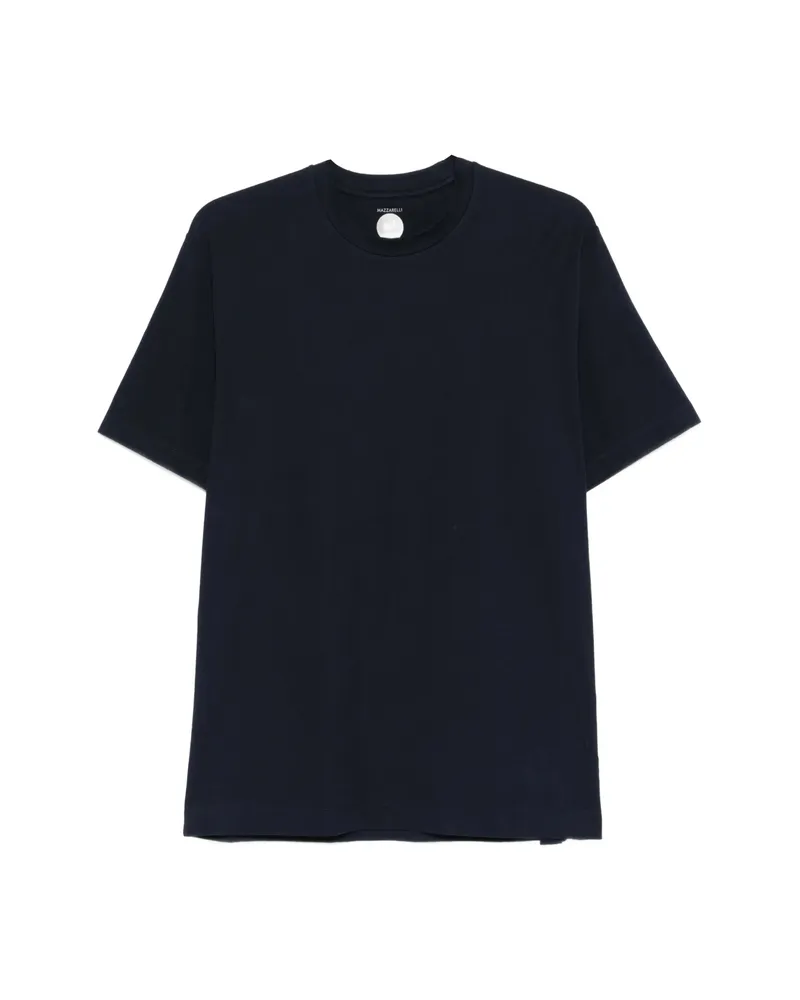 MAZZARELLI Round-neck T-shirt Blue
