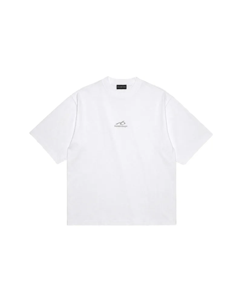 Balenciaga Bodies Medium Fit T-shirt In White White