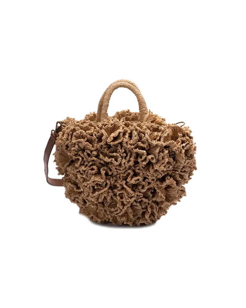 IBELIV Coral Tote Bag Brown