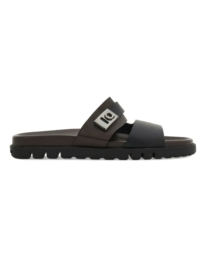 Ferragamo Hug-buckle Sandals Black