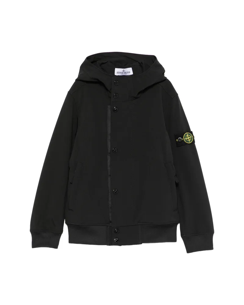 Stone Island Hooded Jacket Black