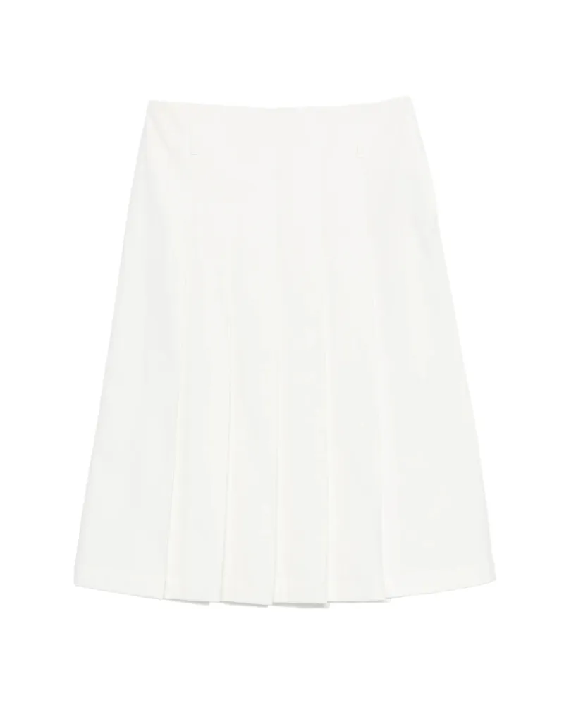 A.P.C. A. p.c. Pleated Mini Skirt White