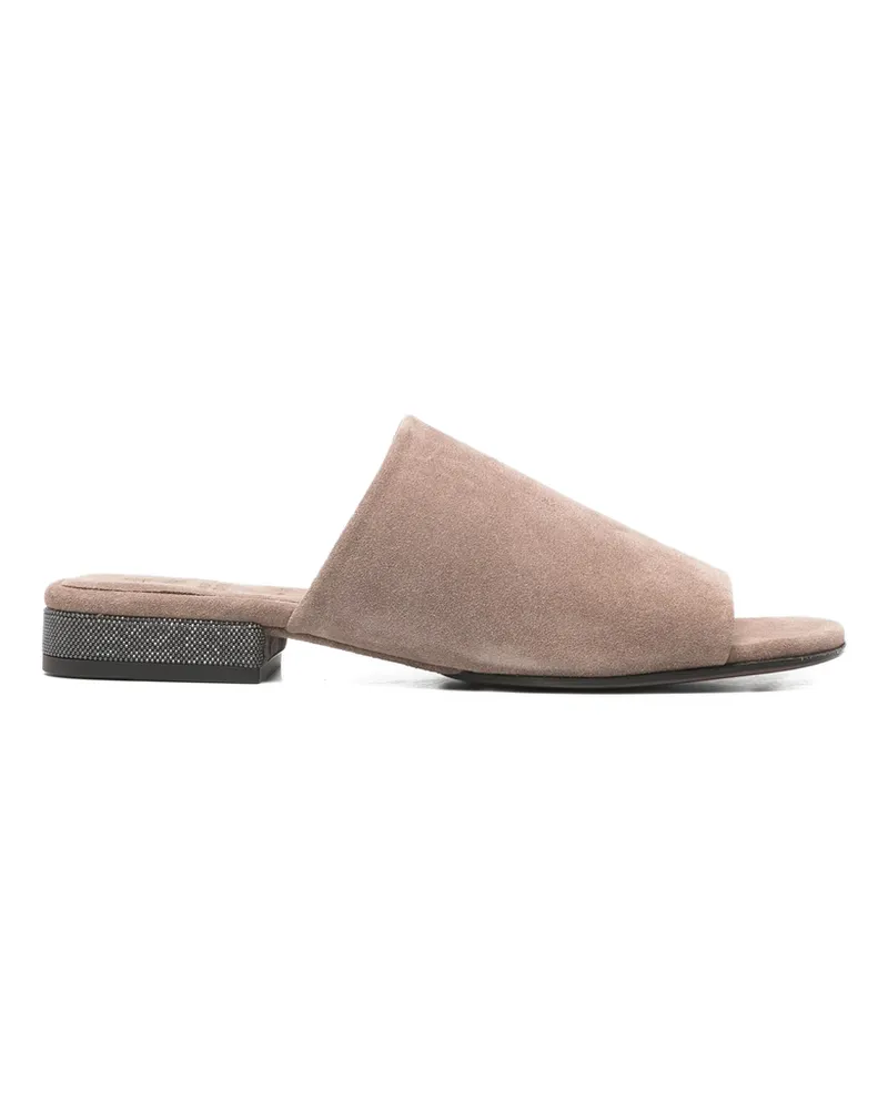 Brunello Cucinelli Open Toe Sandals Neutrals