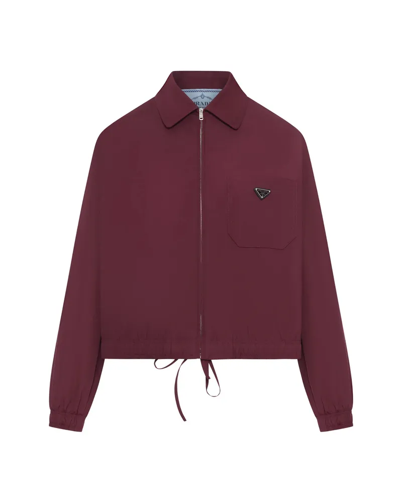 Prada Poplin Jacket Red