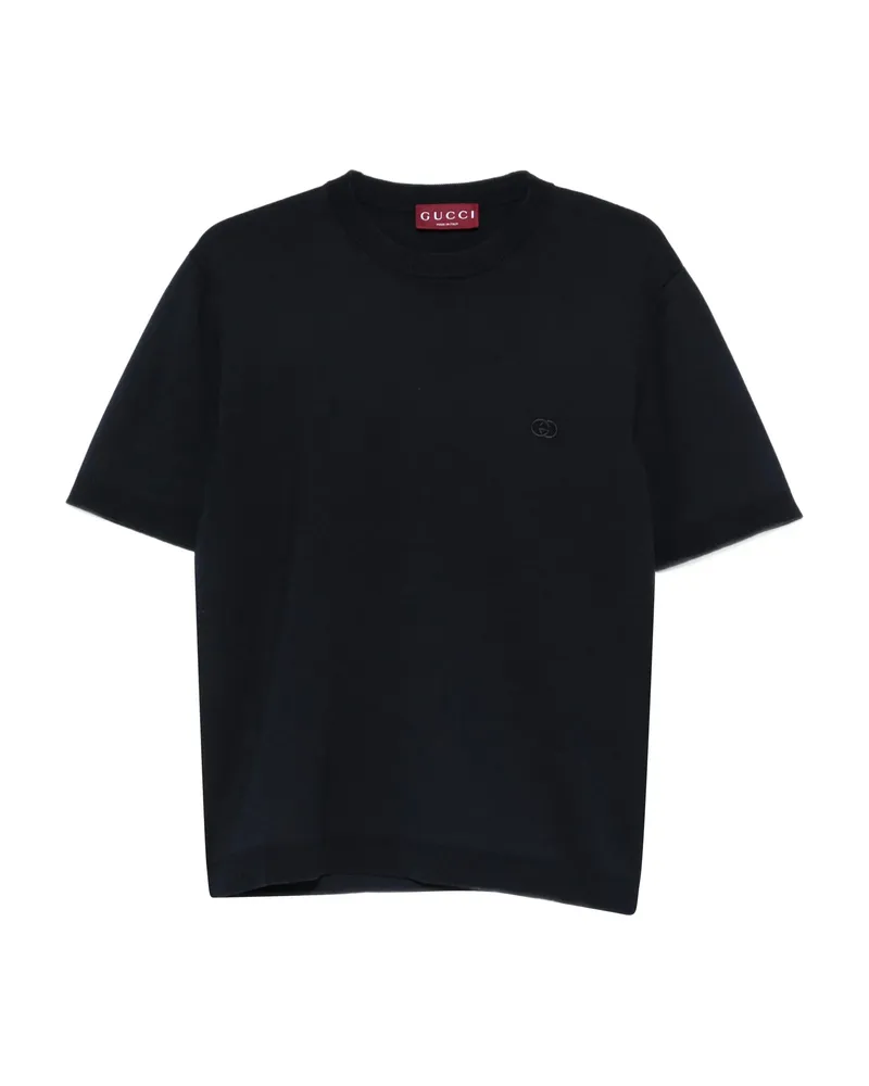 Gucci Crew-neck T-shirt Blue