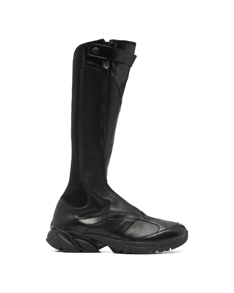 Our Legacy Panelled Zip Boots Black